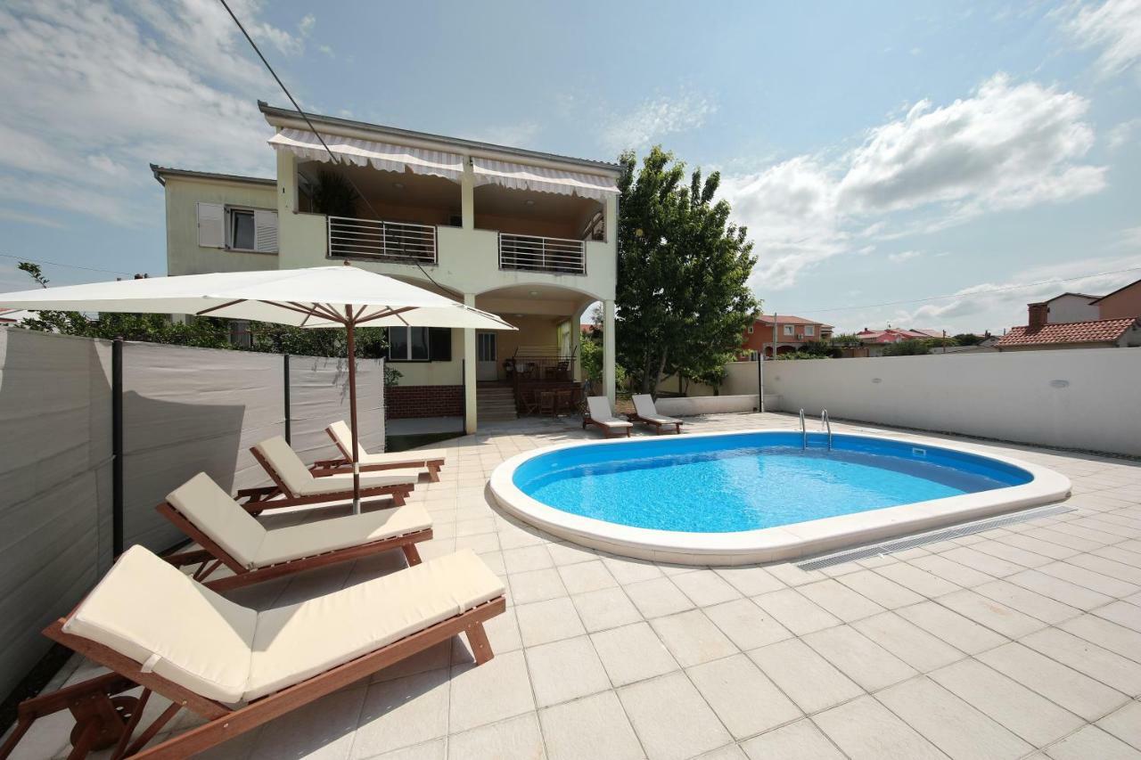 Вилла Hacienda Mia With Pool,Bbq,Free Parking Задар Экстерьер фото