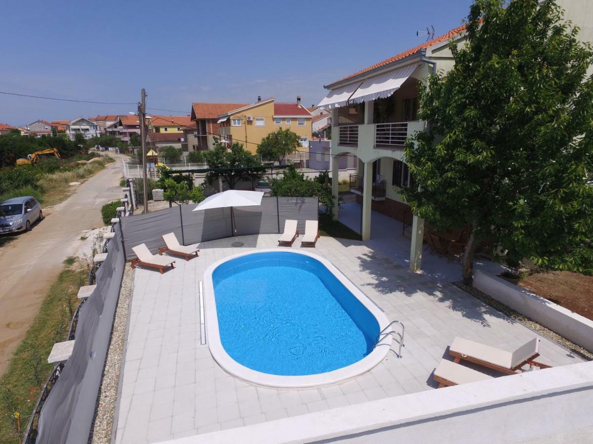 Вилла Hacienda Mia With Pool,Bbq,Free Parking Задар Экстерьер фото