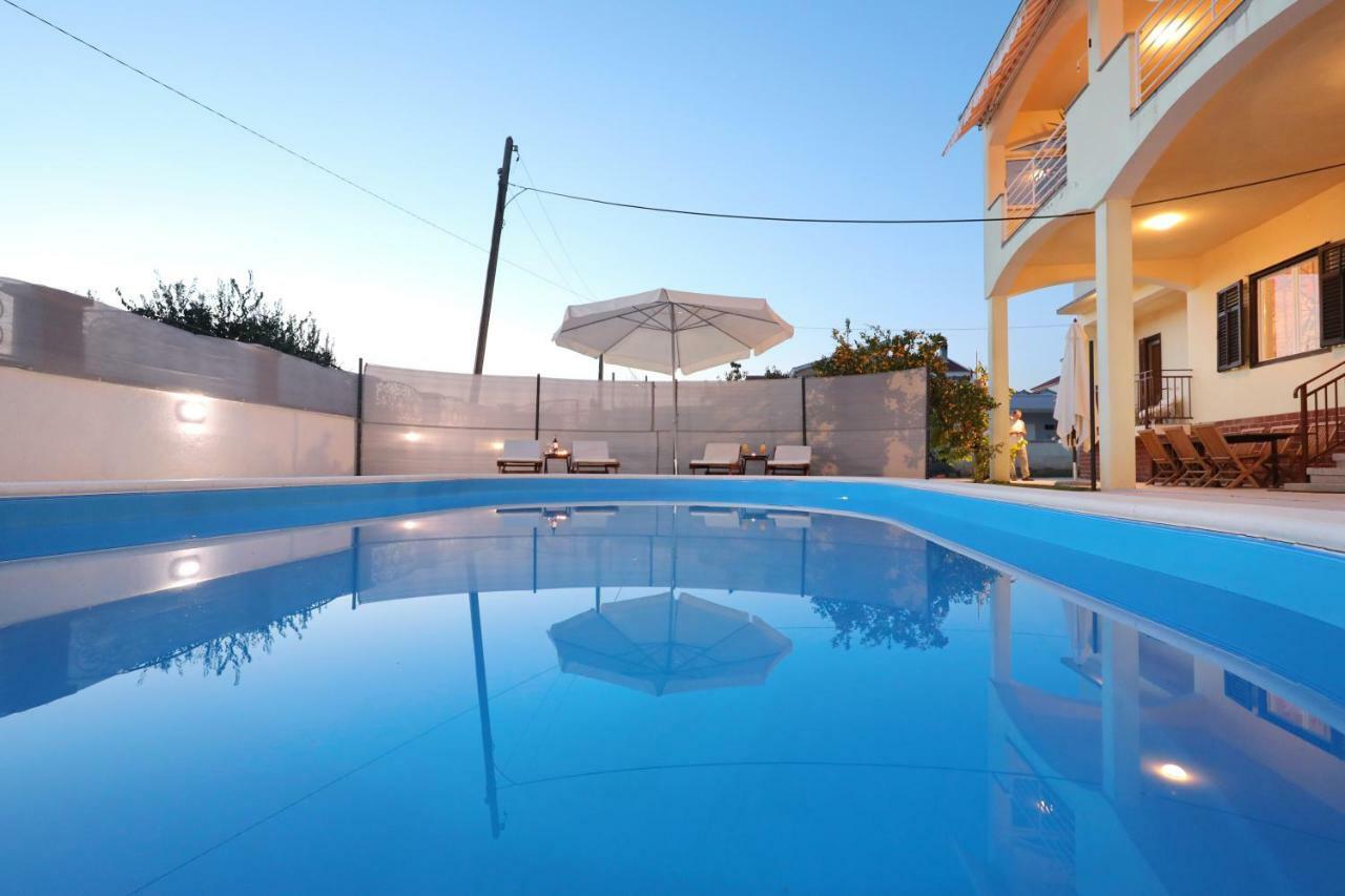 Вилла Hacienda Mia With Pool,Bbq,Free Parking Задар Экстерьер фото